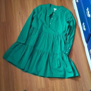 J. Crew Green Dress